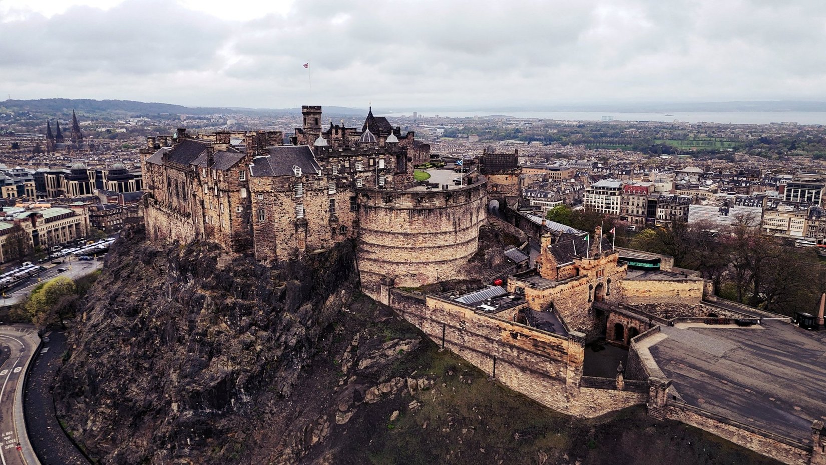 Edinburgh Castle (Scotland, origins 12th century or earlier)