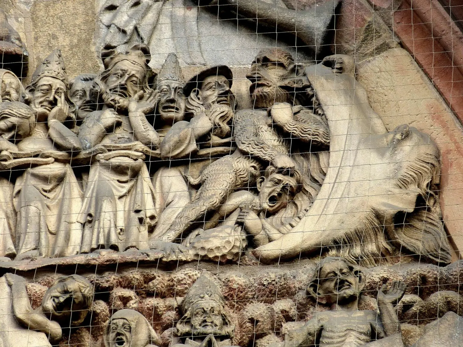 Hellmouth at Nuremberg Saint Lawrence church portal
